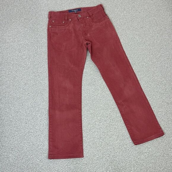 Atelier Gardeur Nevio Cotton Twill Trouser Pants Chili Red 30x30 - Picture 1 of 13